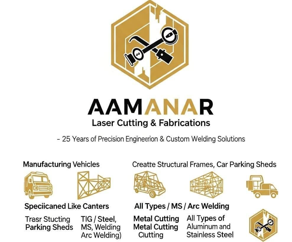 AAMANAR Laser Cutting Logo
